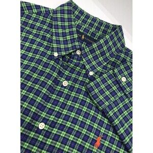 Ralph Lauren Men Classic XL Long Sleeve Plaid Button Down Pony Shirt